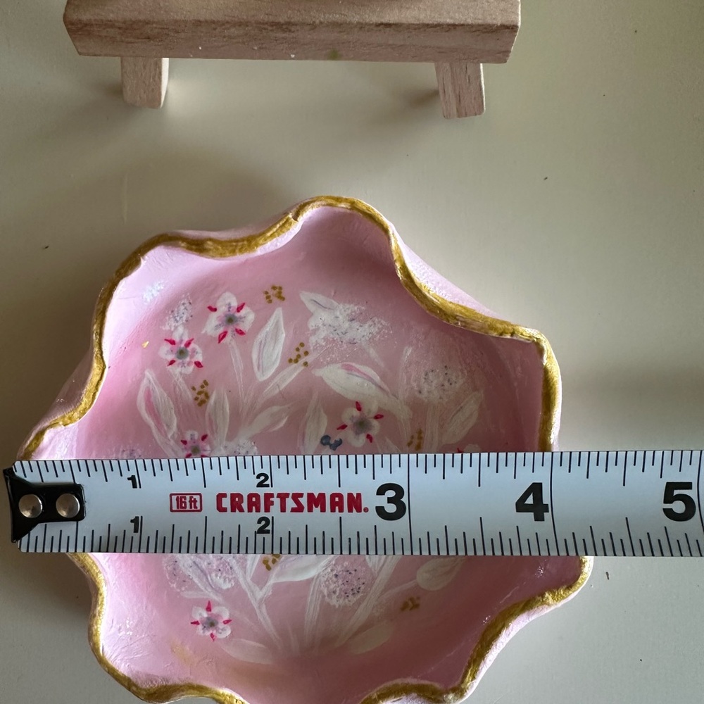 Hand-Made, New Trinket/Jewelry Dish - Picture 4 of 6
